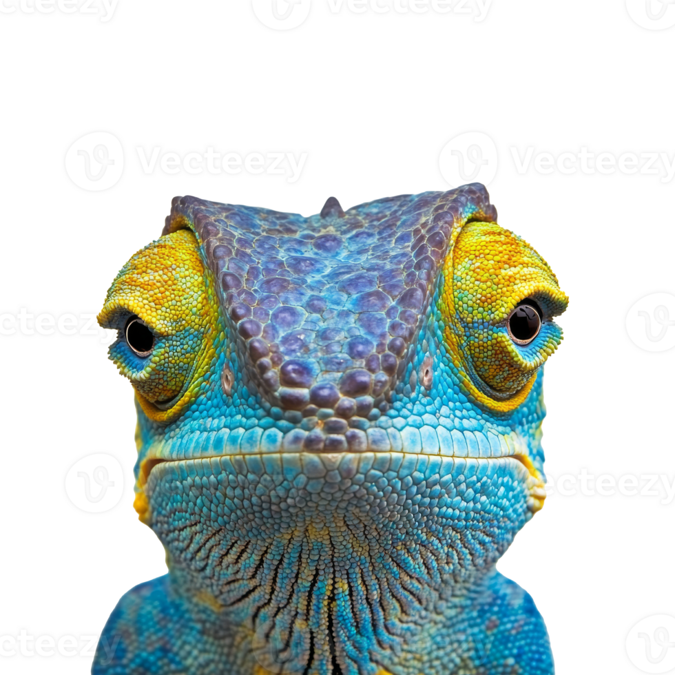 Colorful lizard with bright features png