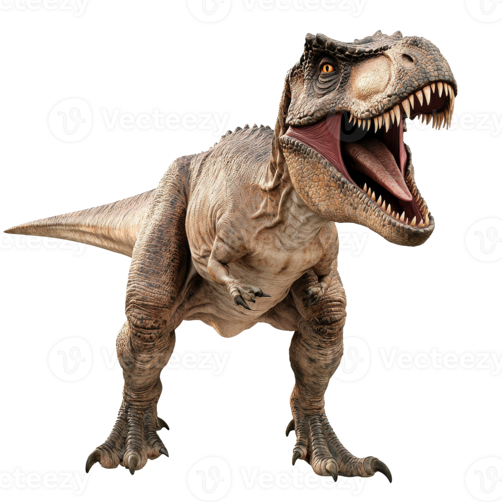 Fierce dino with strong jaws and stance png
