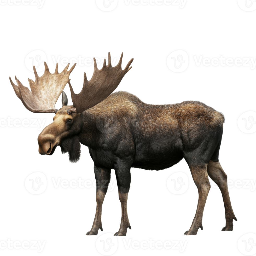 Moose in daylight in nature png