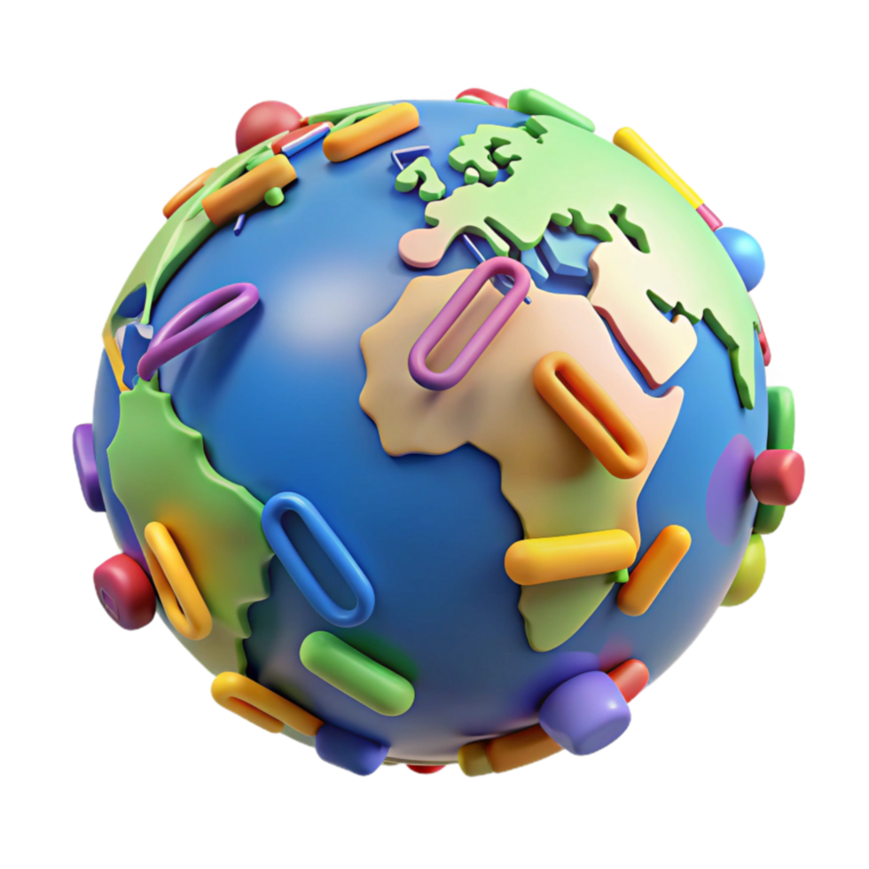Global Challenges A Colorful Representation of Interconnected Issues png