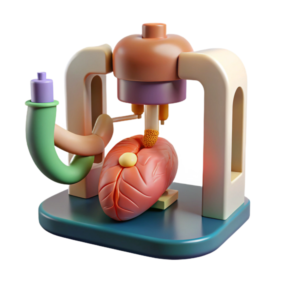 3D Bioprinting Organ Regeneration Technology png
