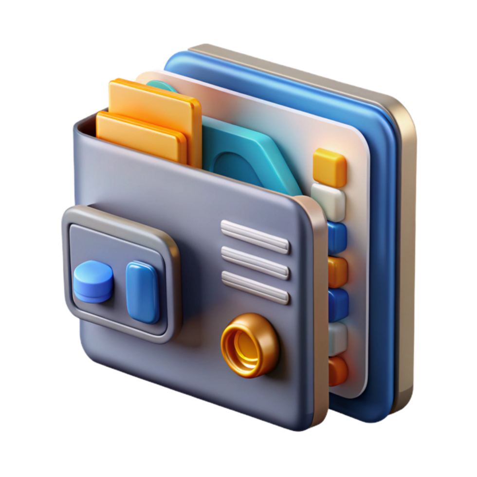 Digital Wallet Secure Online Payment Data Storage png