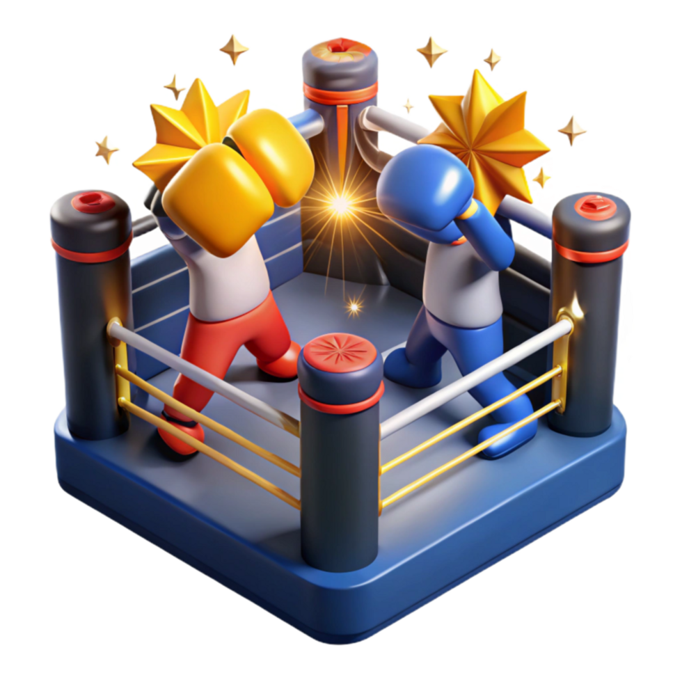 Epic Boxing Showdown 3D Fighters in the Ring png