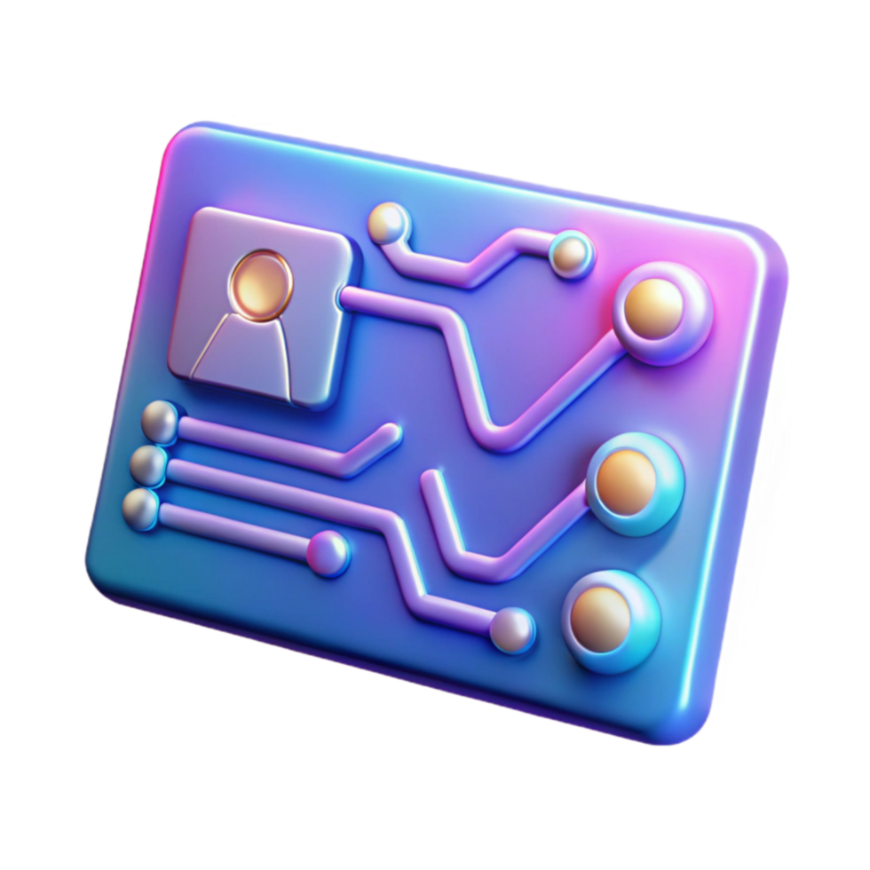 Digital Identity Secure Circuit Board Technology png