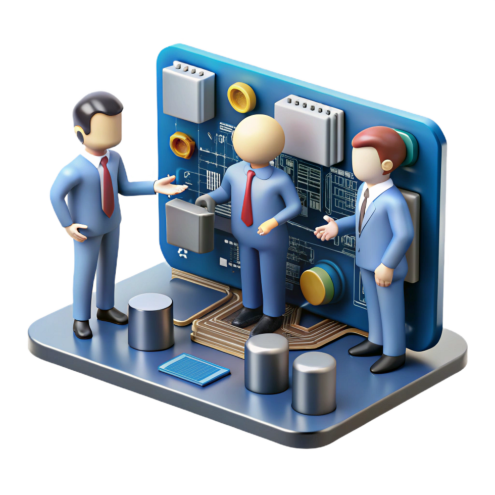 Business Collaboration Data Transfer and Secure Exchange png