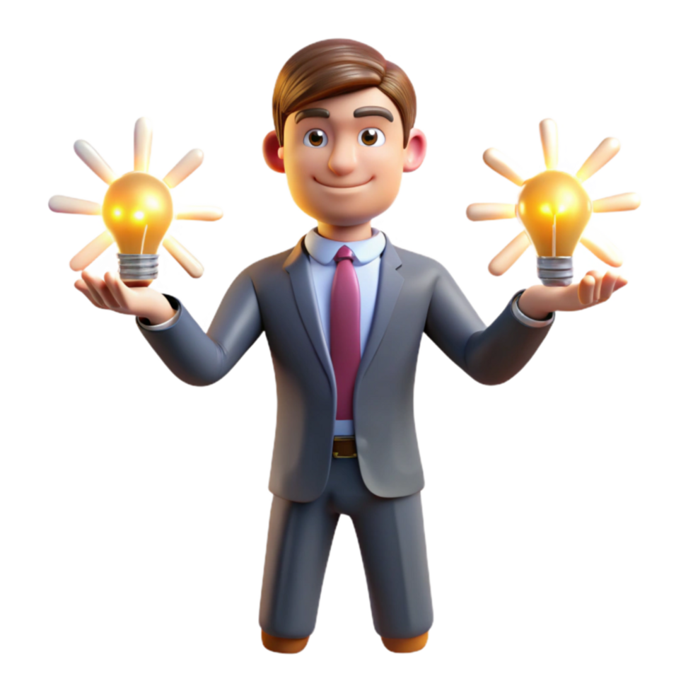 Innovative Solutions Generating Creative Ideas for Business Success png