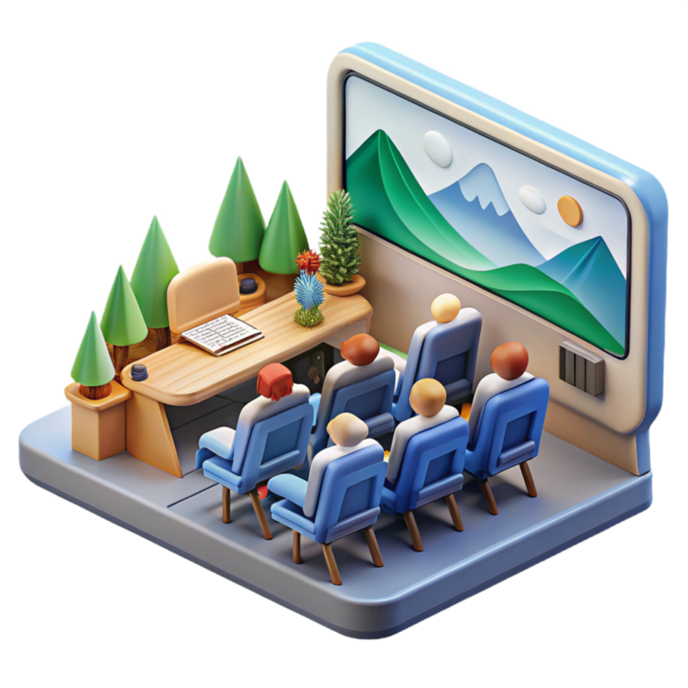 Virtual Meeting Room Immersive Presentation Experience png