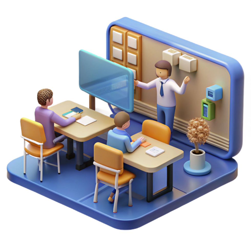 Interactive Online Classroom Engaging Learning Experience png