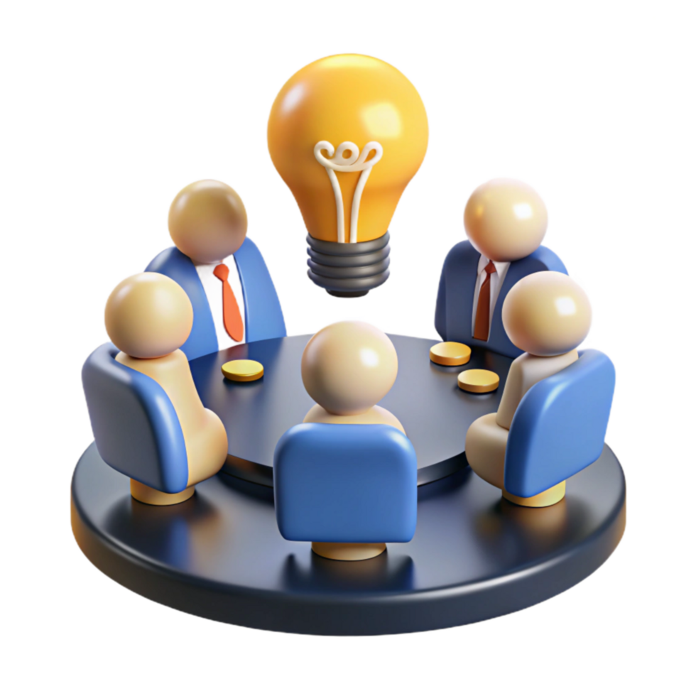 Team Brainstorming Generating Innovative Ideas in Group Meetings png