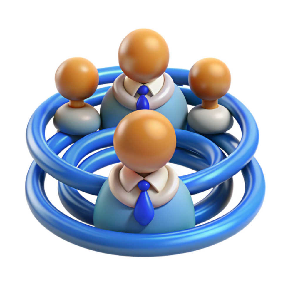 Teamwork, Collaboration, and Network Synergy A Visual Representation png