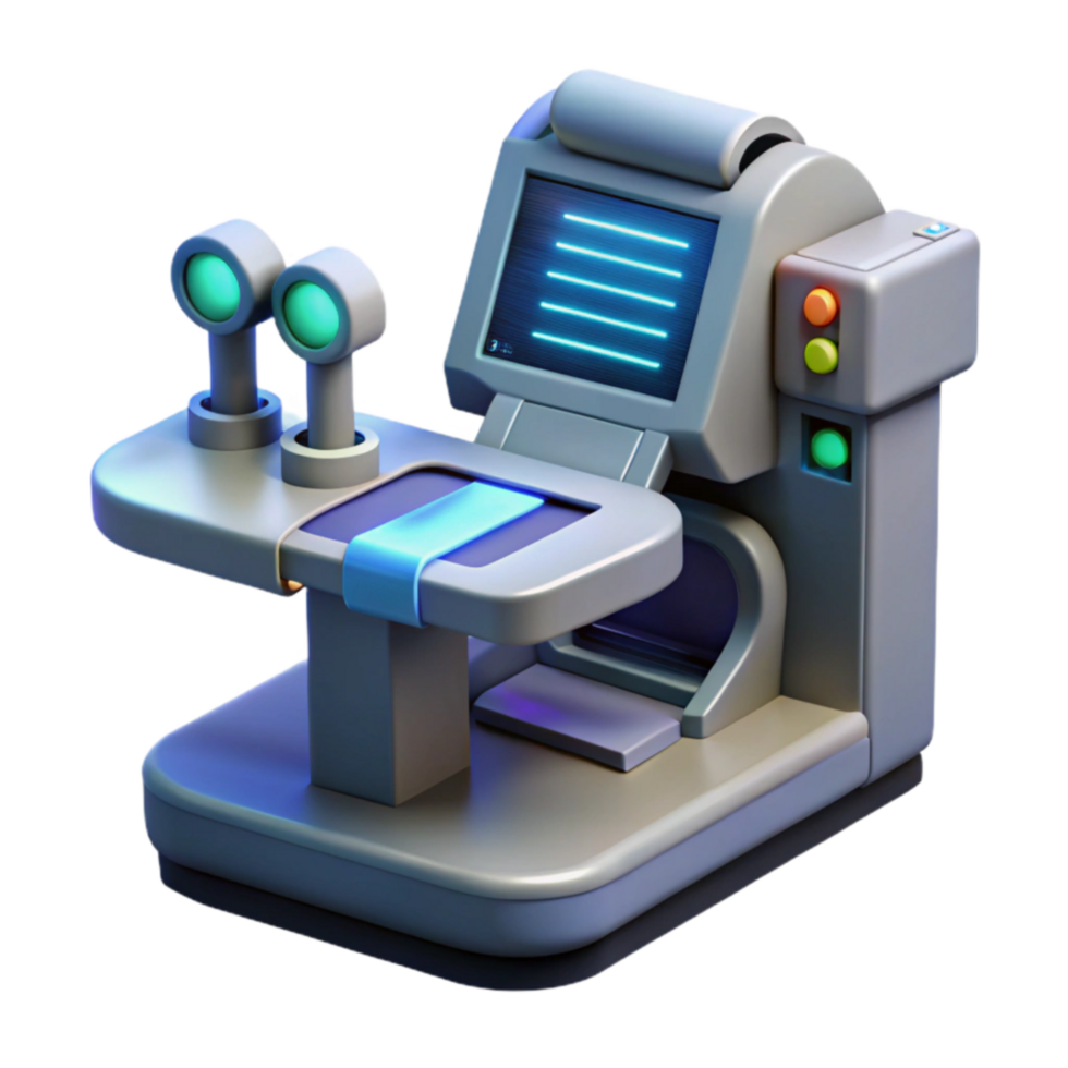 Futuristic Control Panel Advanced Technology Interface png