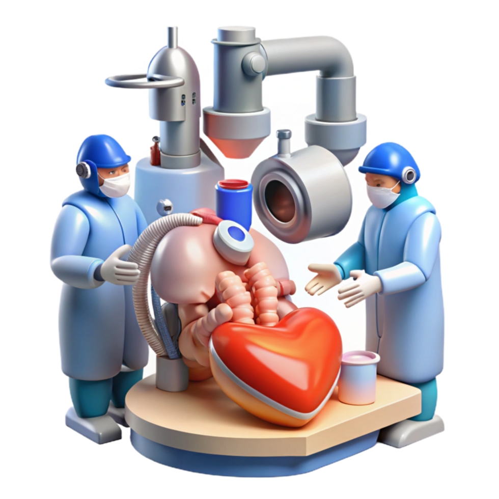 Advanced Organ Regeneration A Futuristic Medical Process png