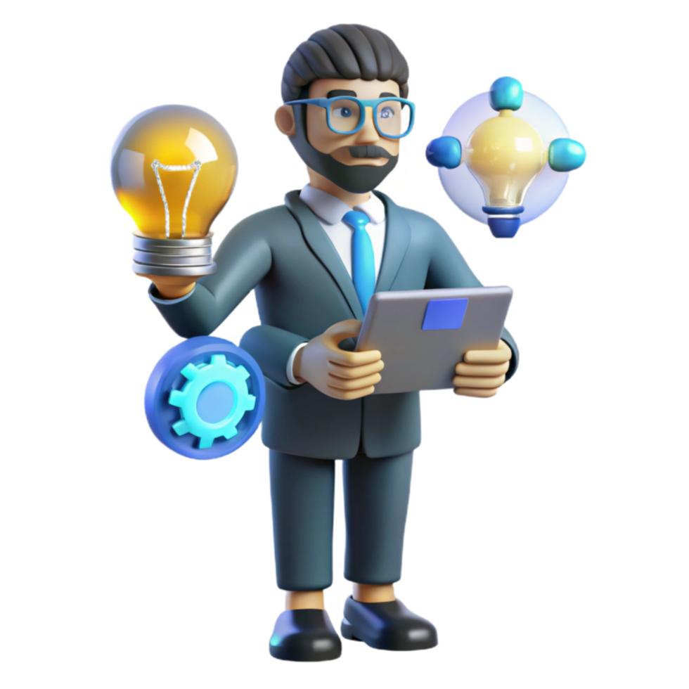 Innovative Business Solutions Ideas, Technology, and Strategy png
