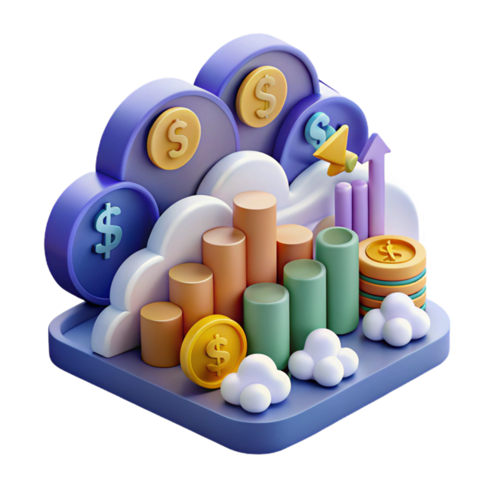 Financial Growth Visualizing Investment Success png