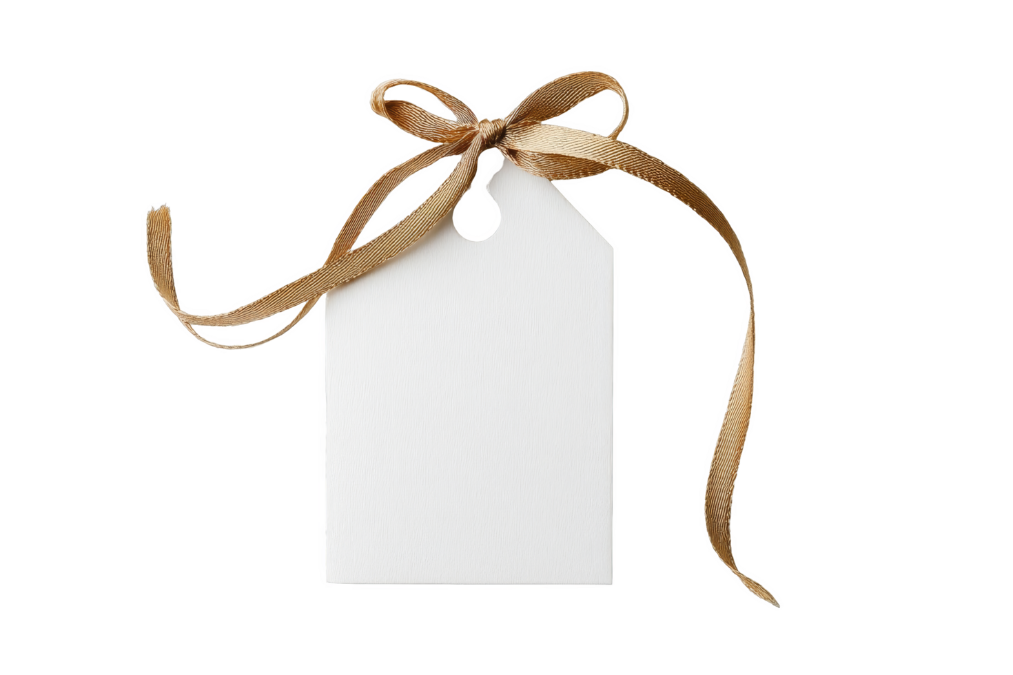 Minimalist gift tag design for elegant presents studio png