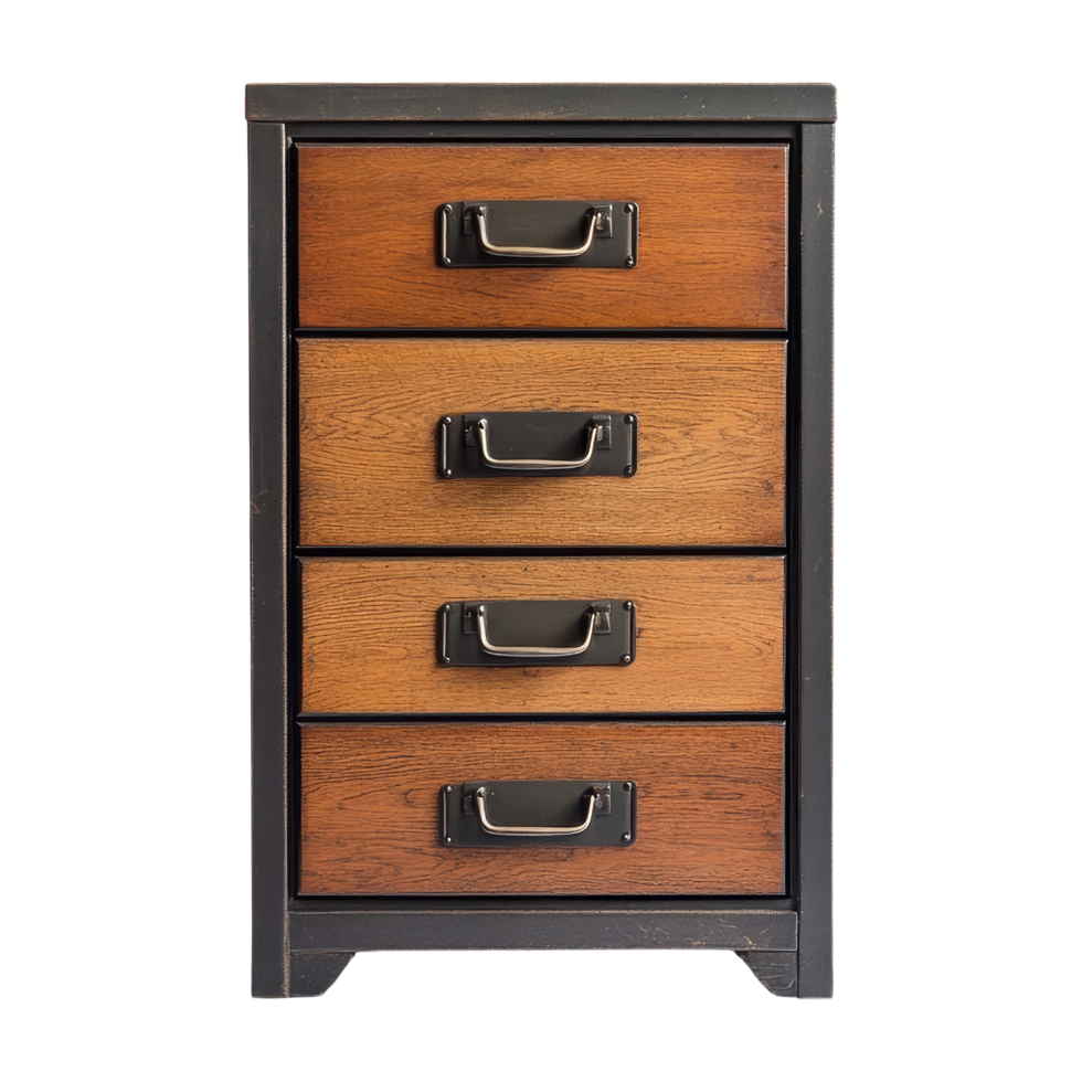 Sleek modern drawer unit for essential home organization png