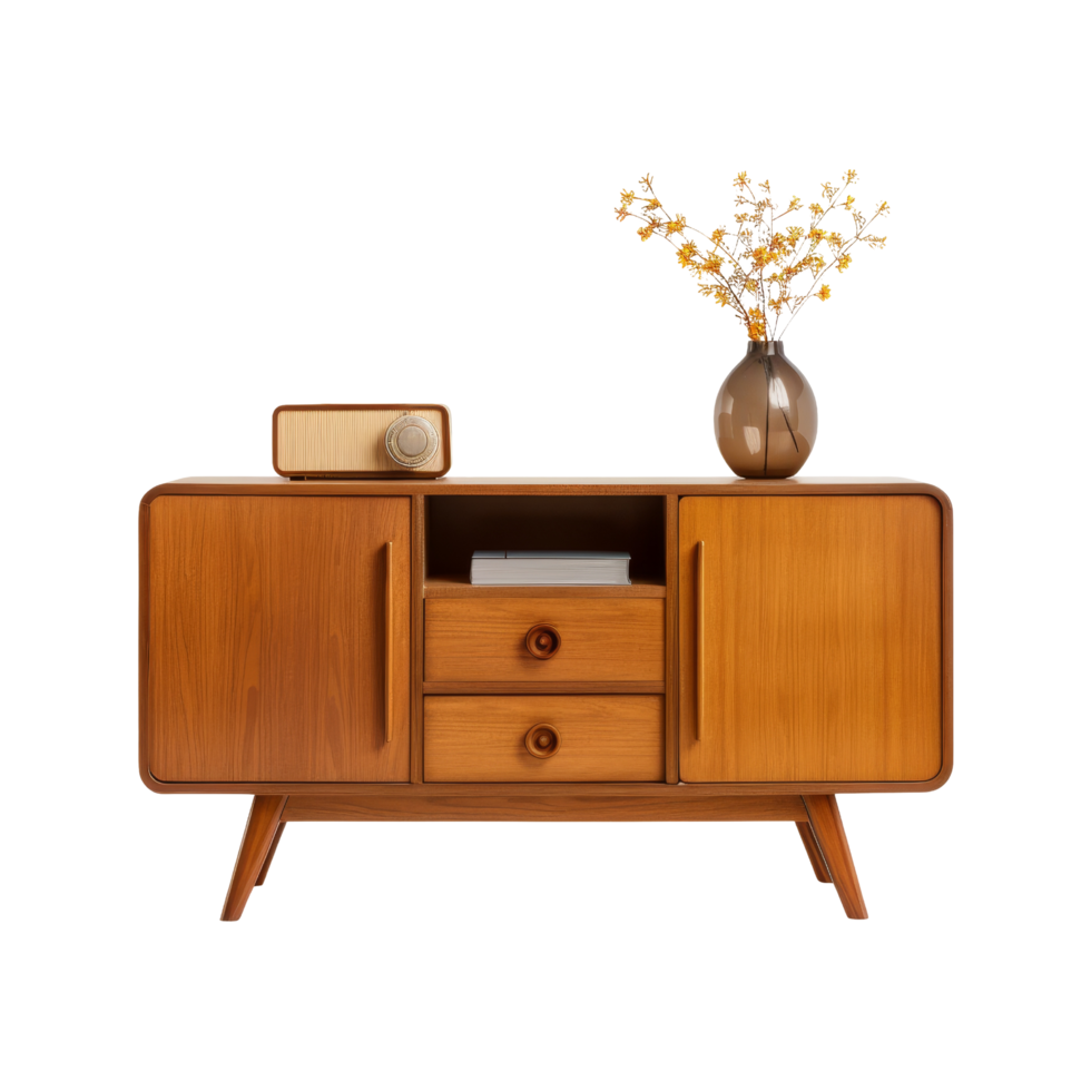 Midcentury modern credenza png