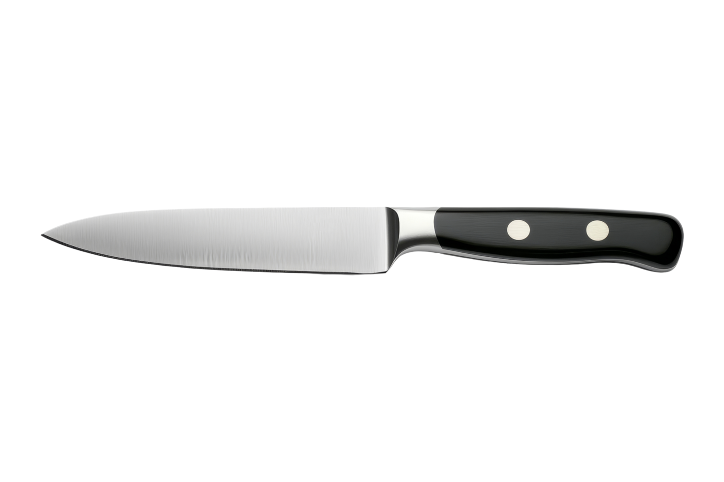 Sharp minimal kitchen knife on png