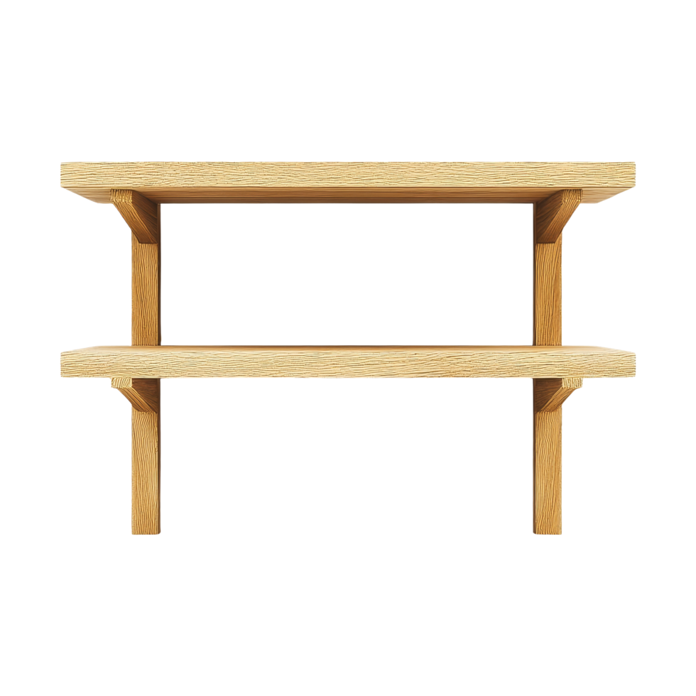 Minimal shelf unit displayed on png