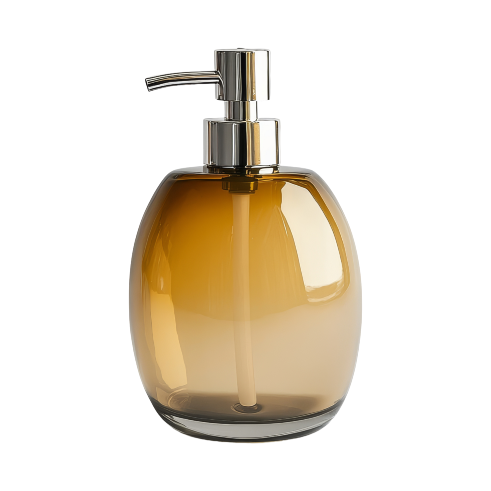 Minimal soap dispenser on isolated view png