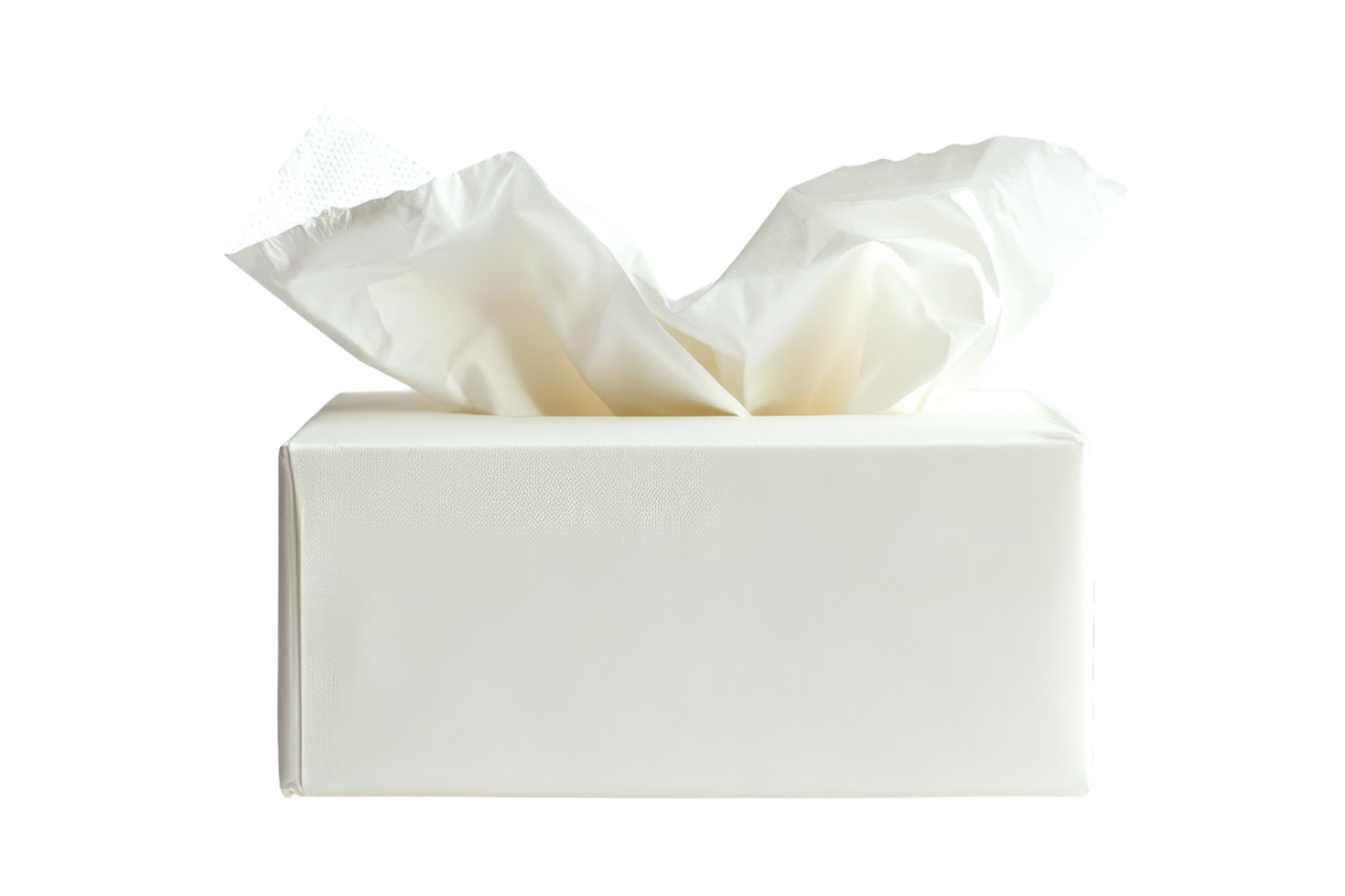 Minimal tissue box displayed on png