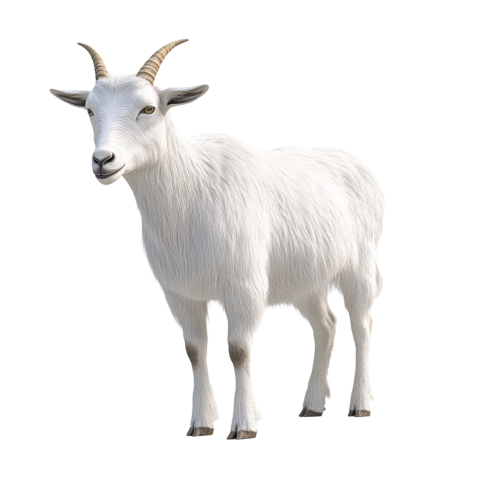 Goat with Horns on Transparent Background png
