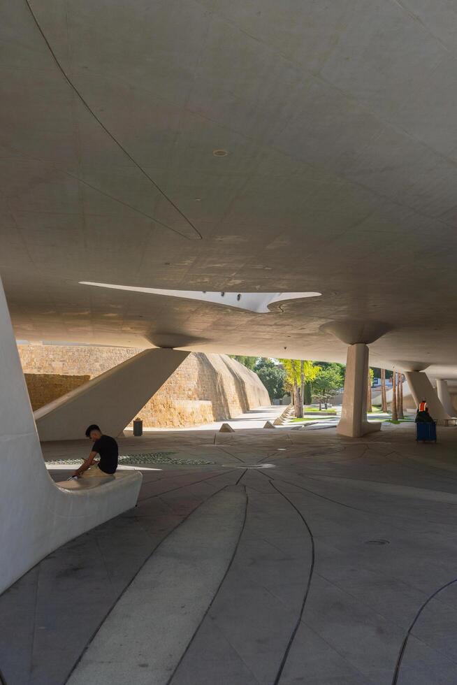 Nicosia,Cyprus November 4 2023. Zaha Hadid Architects has completed Eleftheria Square, a public park that runs alongside the historic Venetian Walls of Nicosia, Cyprus. photo