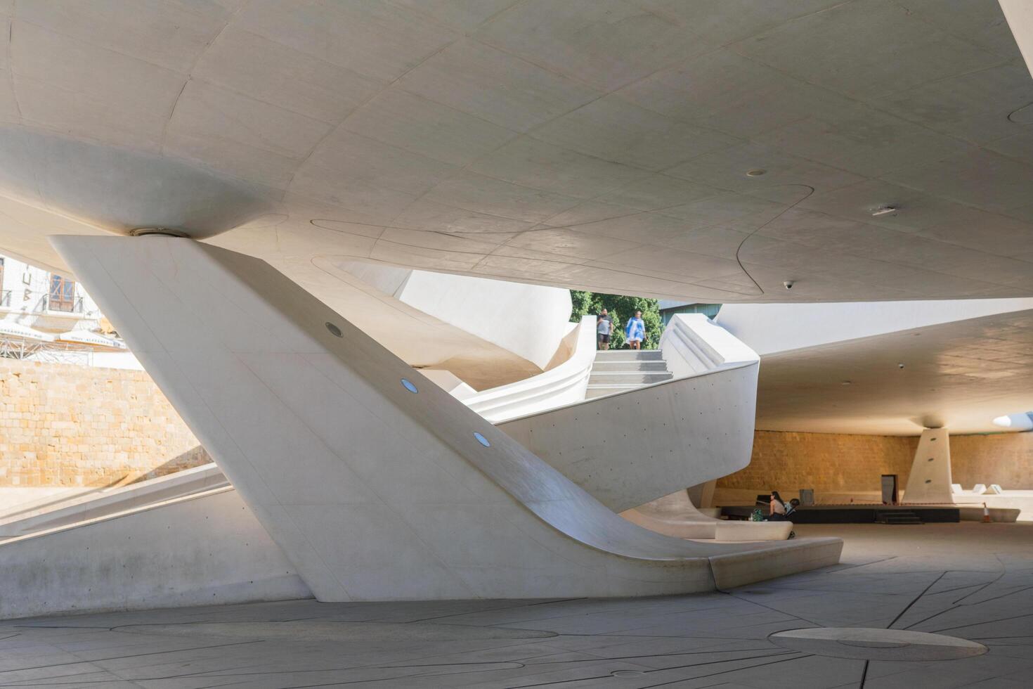 Nicosia,Cyprus November 4 2023. Zaha Hadid Architects has completed Eleftheria Square, a public park that runs alongside the historic Venetian Walls of Nicosia, Cyprus. photo