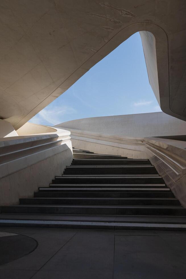 Nicosia,Cyprus November 4 2023. Zaha Hadid Architects has completed Eleftheria Square, a public park that runs alongside the historic Venetian Walls of Nicosia, Cyprus. photo