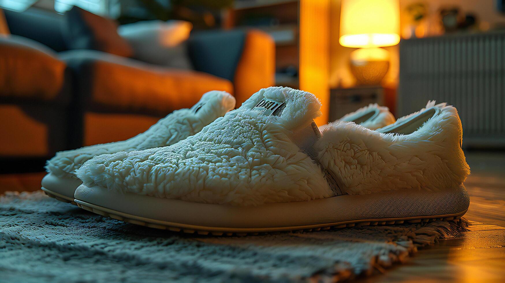 A pair of white shoes photo