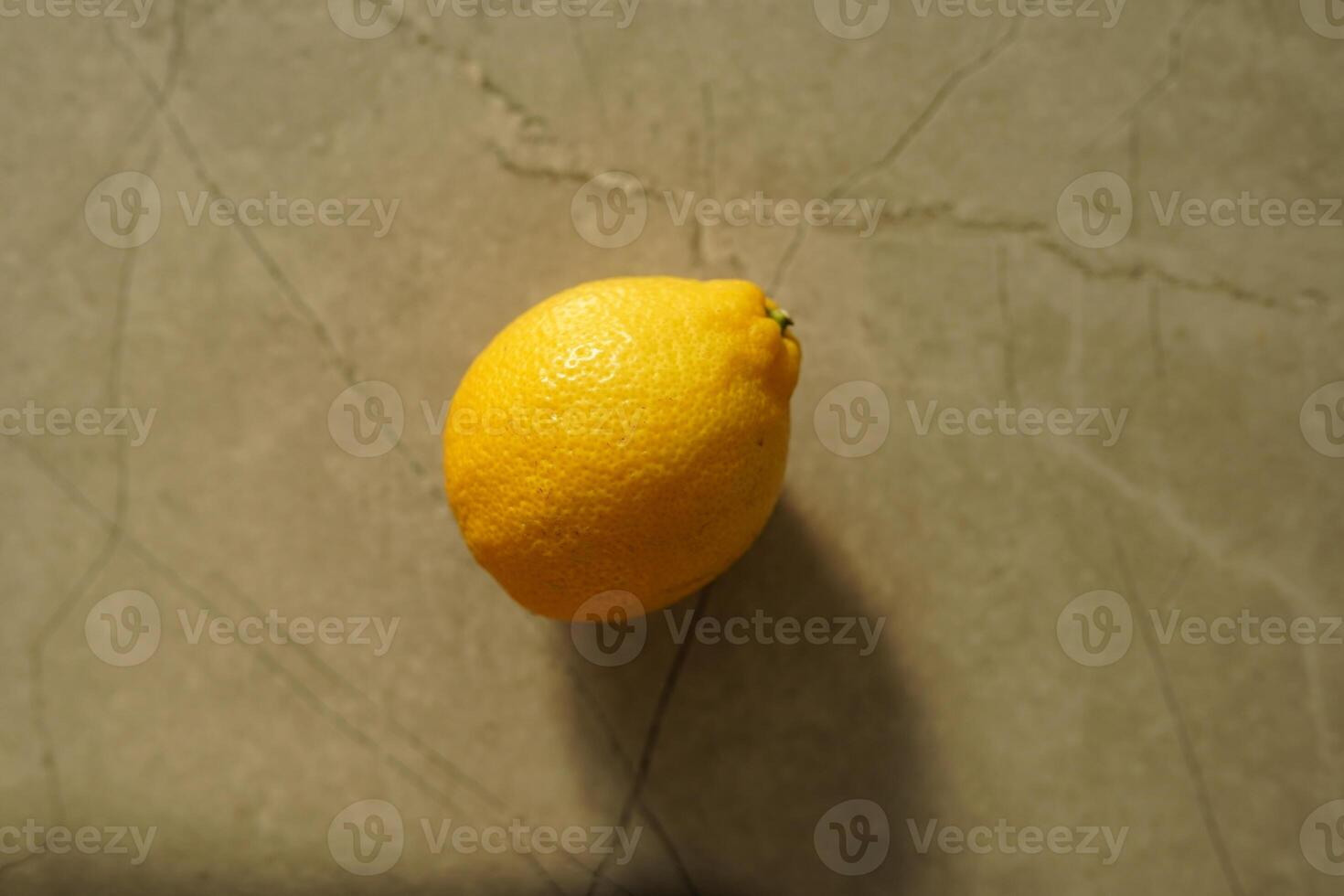 lemon path isolated on grey background photo
