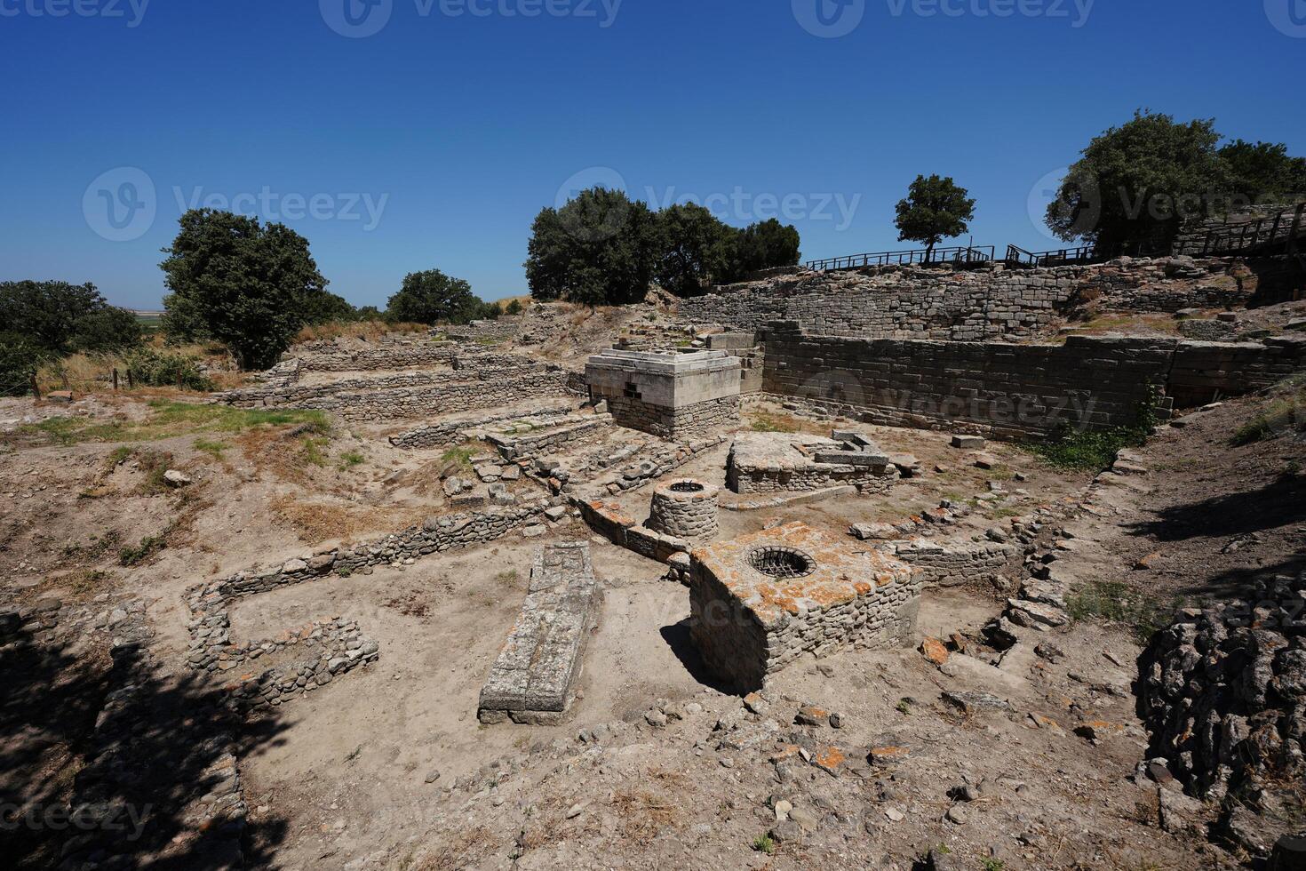 Troy ancient city in Canakkale, Turkiye photo