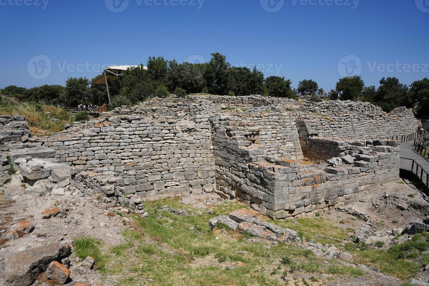 Troy ancient city in Canakkale, Turkiye photo