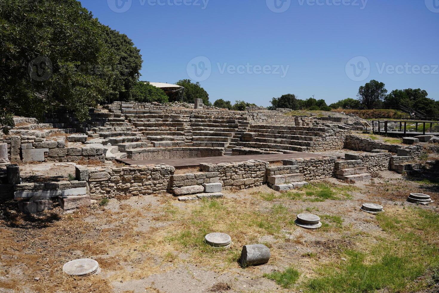 Troy ancient city in Canakkale, Turkiye photo