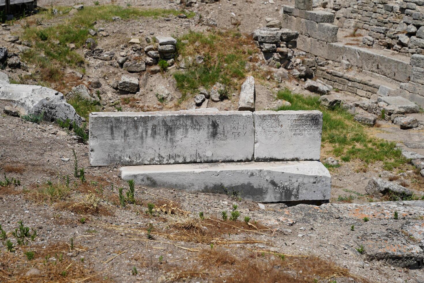 Troy ancient city in Canakkale, Turkiye photo