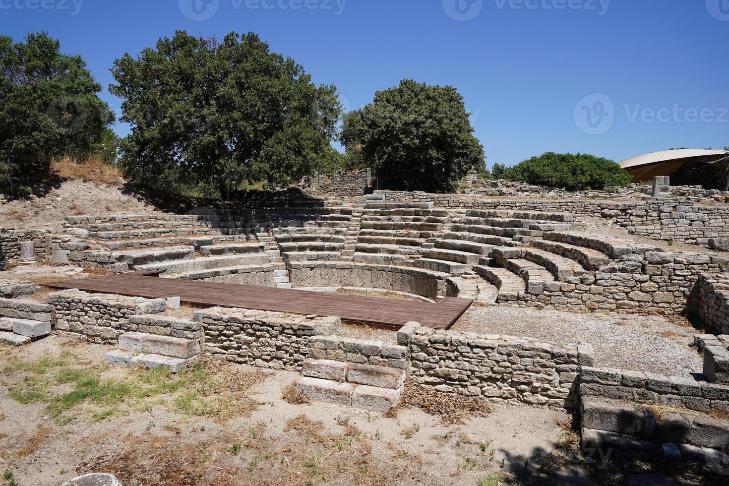 Troy ancient city in Canakkale, Turkiye photo