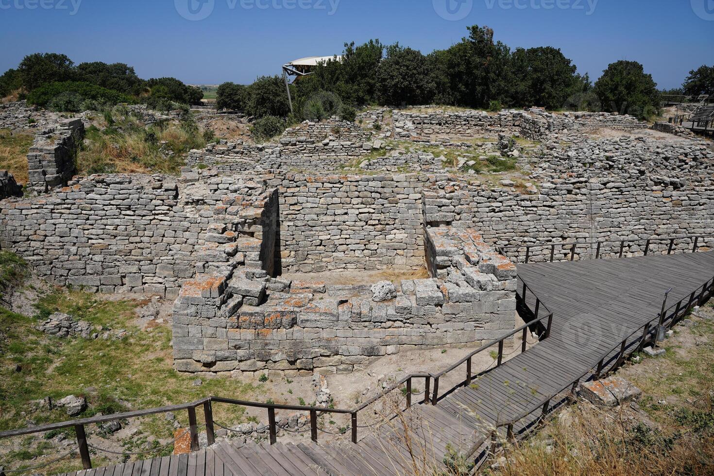 Troy ancient city in Canakkale, Turkiye photo