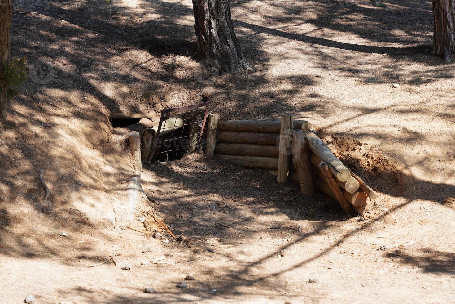 Trenches of Gallipoli war in Canakkale, Turkiye photo