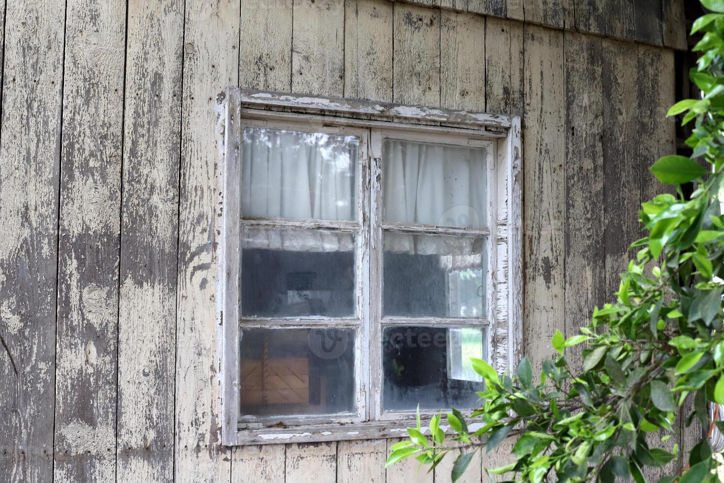 Window as an architectural detail in the construction of buildings and structures. photo