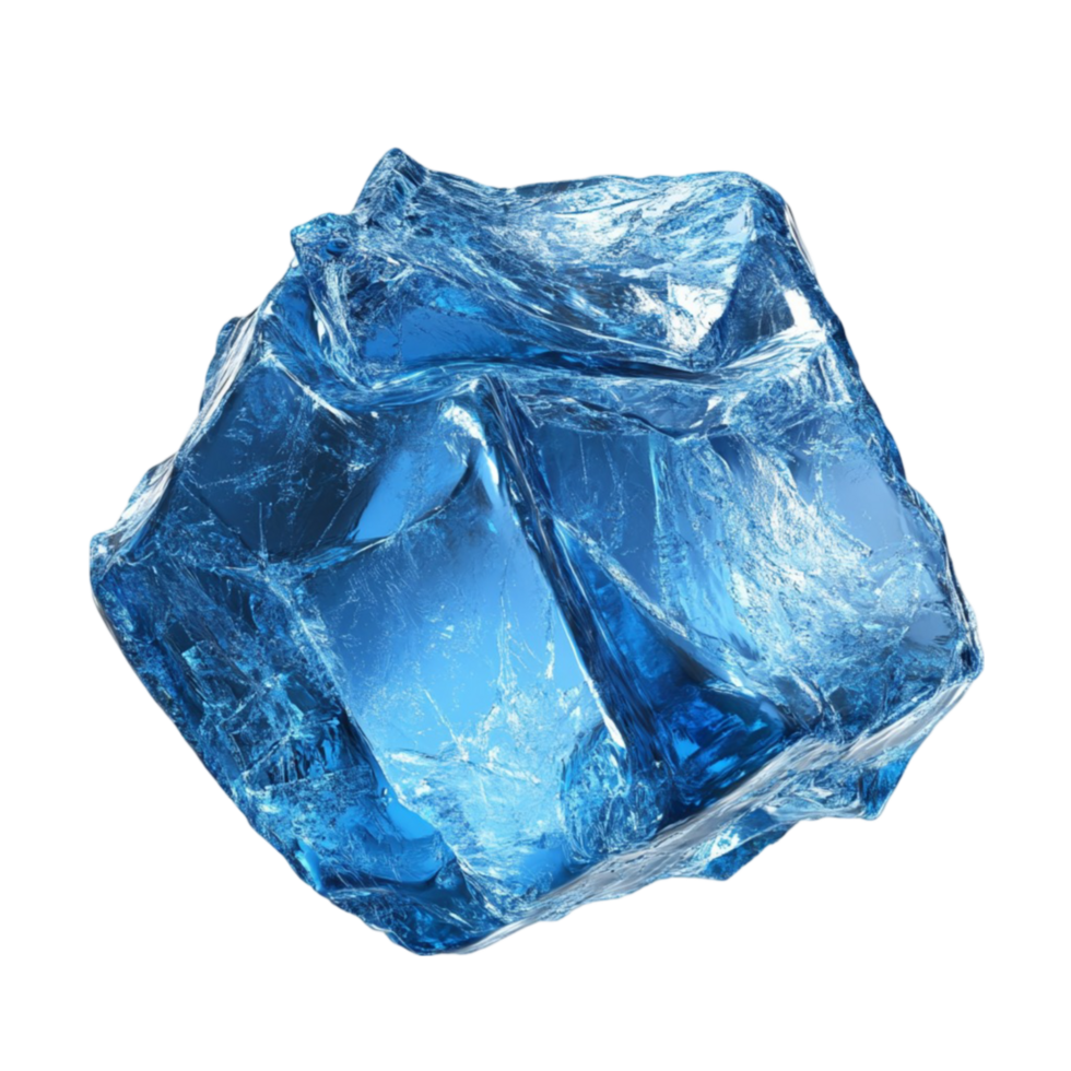 Ice Cube on Transparent Background png