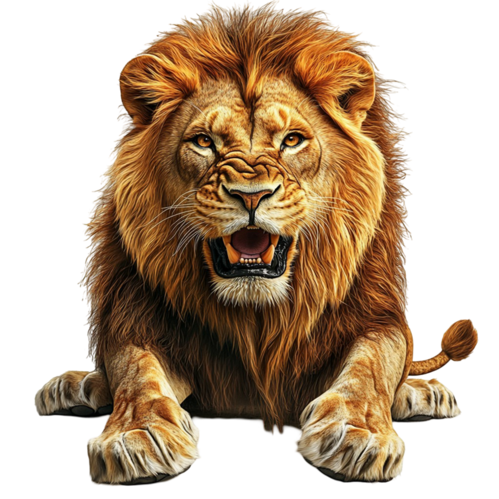 Lion on Transparent Background png
