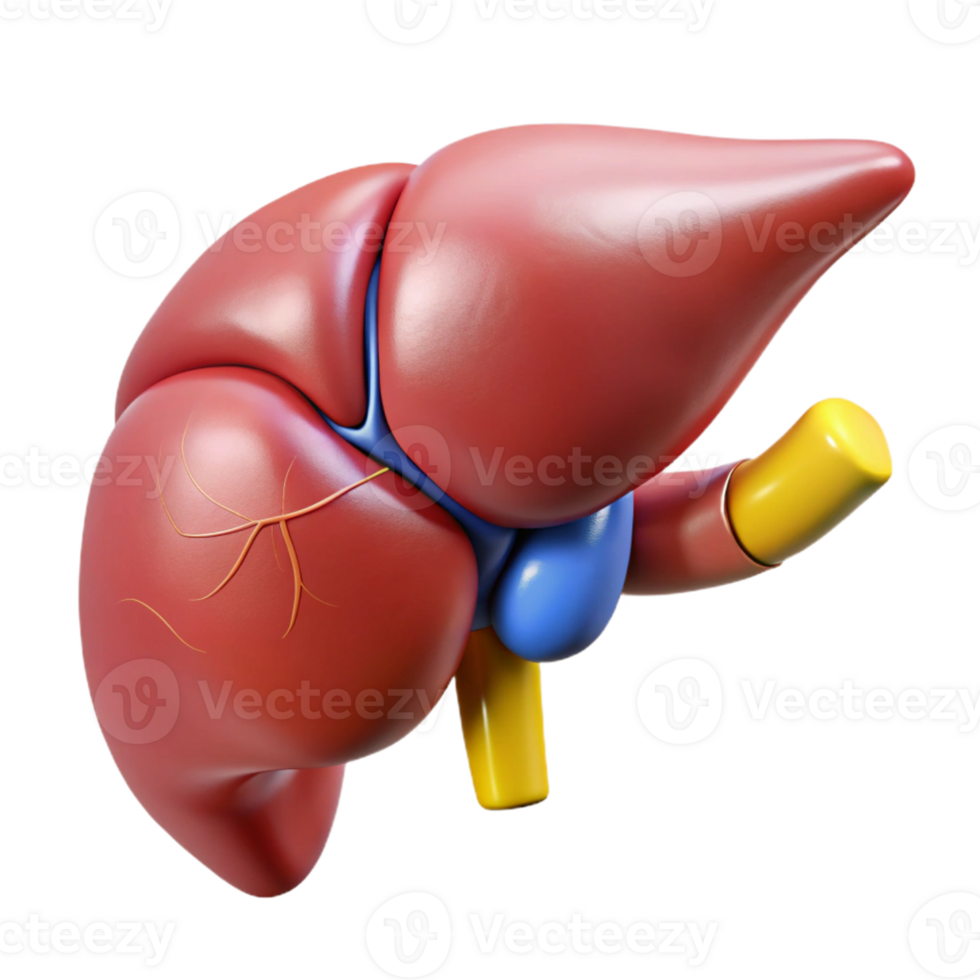 3D Model of a Human Liver png