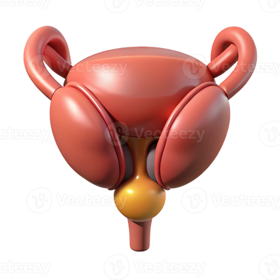 3D Model of Human Reproductive System png