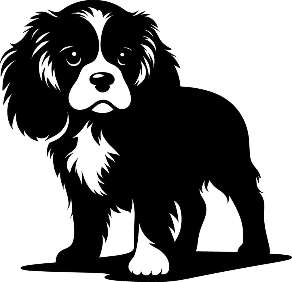 Cavalier King Charles Spaniel Puppy vector