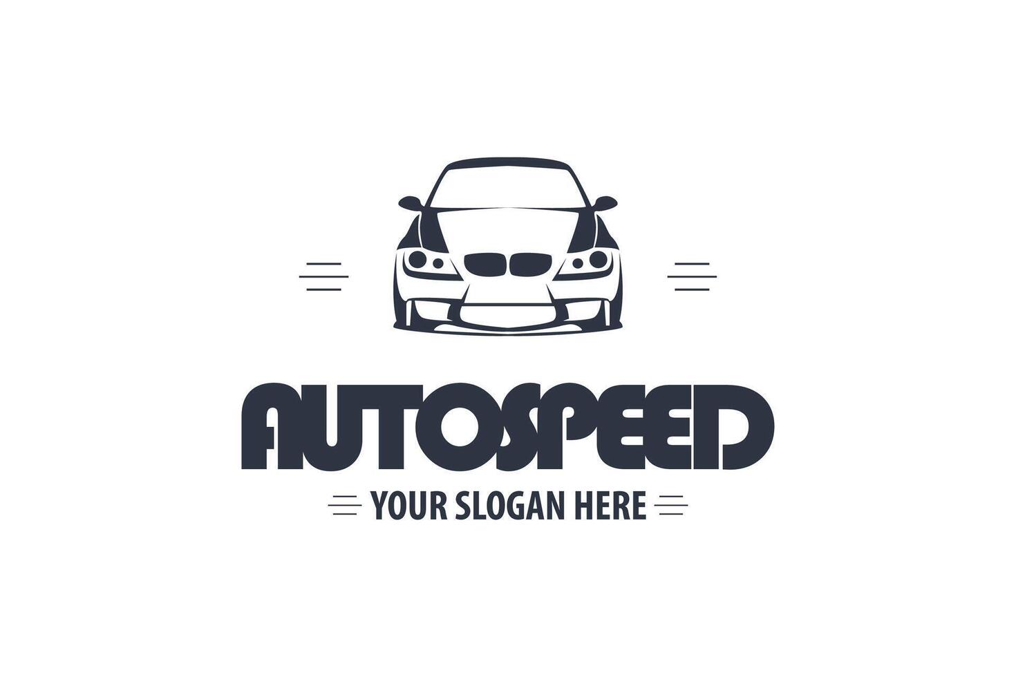 Simple sport car garage vector