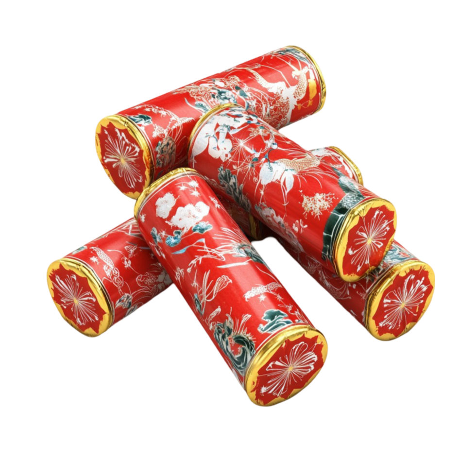 Traditional Red Firecrackers png