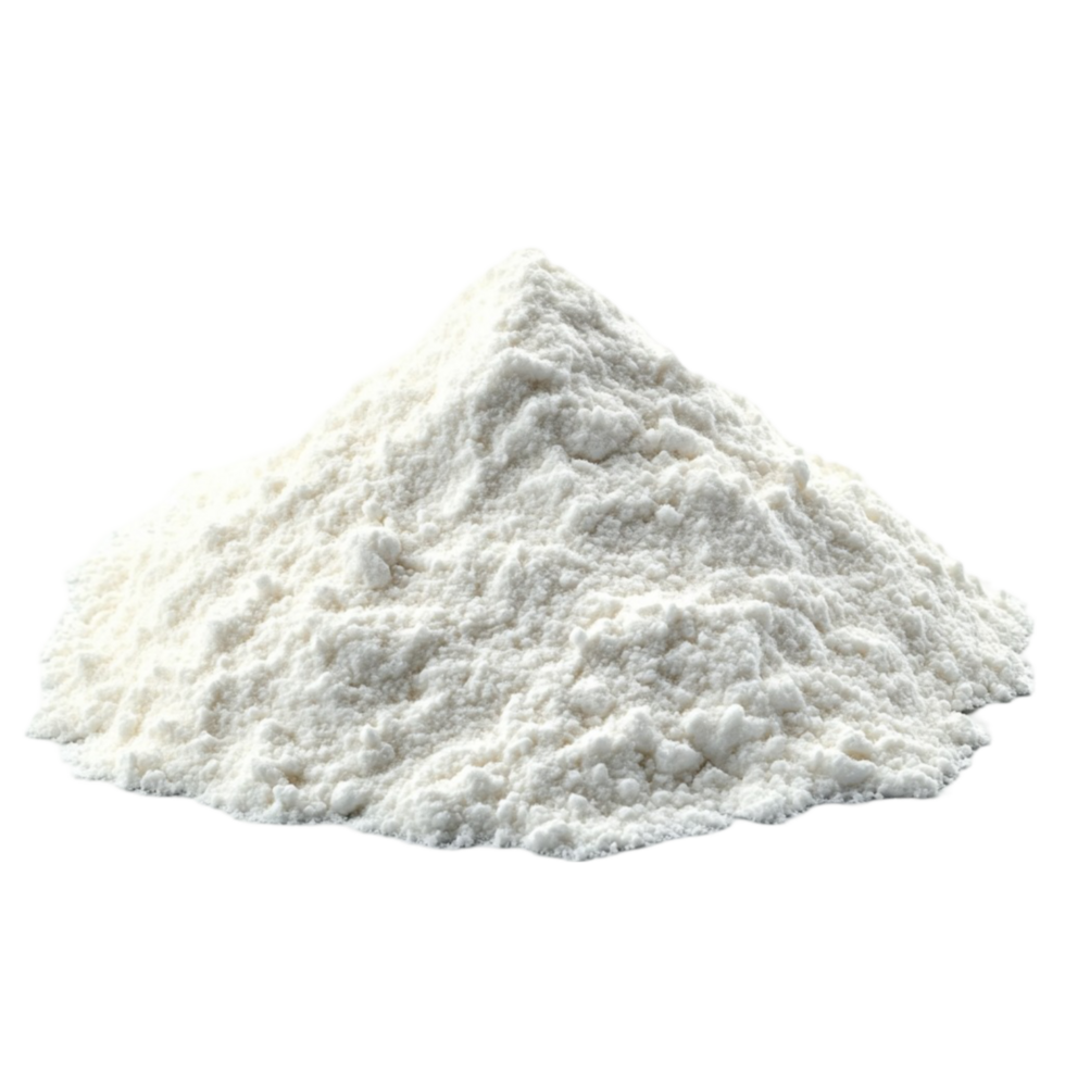 Pile of White Powder on Transparent Background png