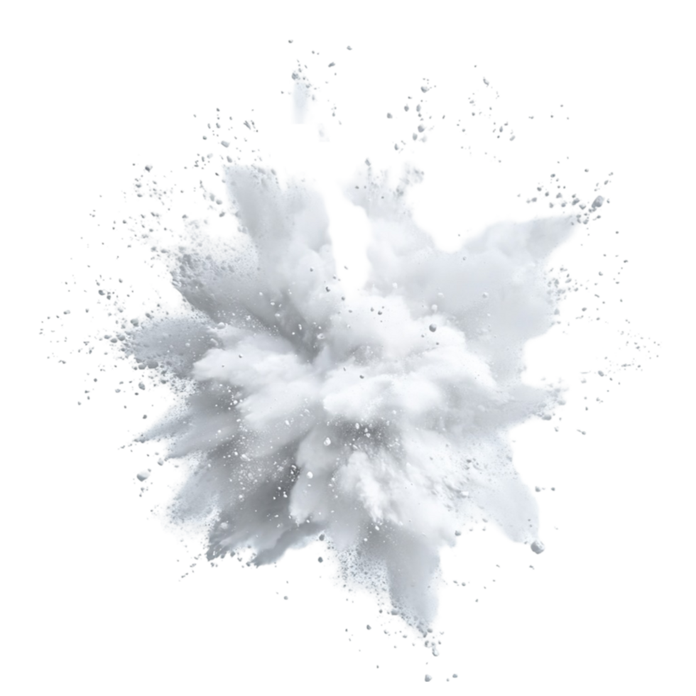 White Powder Burst png