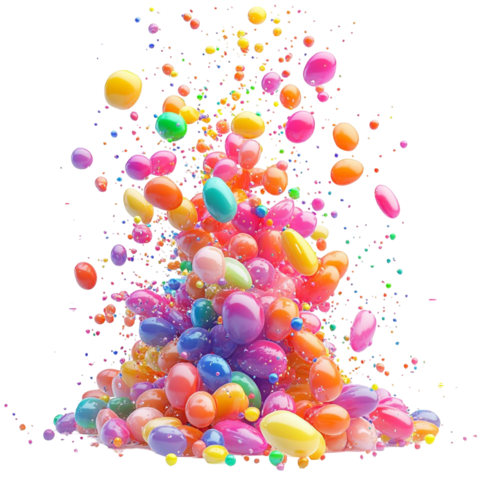 Colorful Candy Explosion png