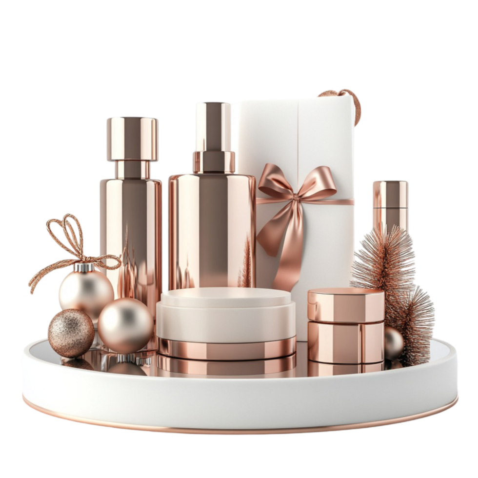 3D Render of Cosmetics Products png